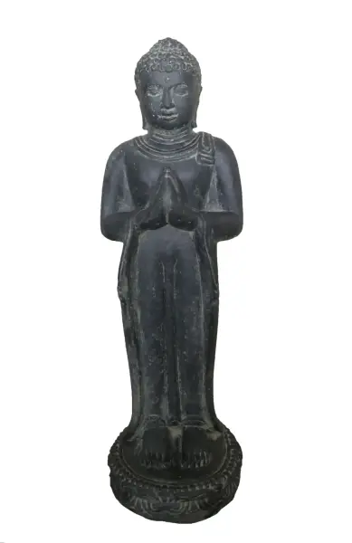 Product image 1 of the product “Buddha standing, cast stone, 50cm height ”